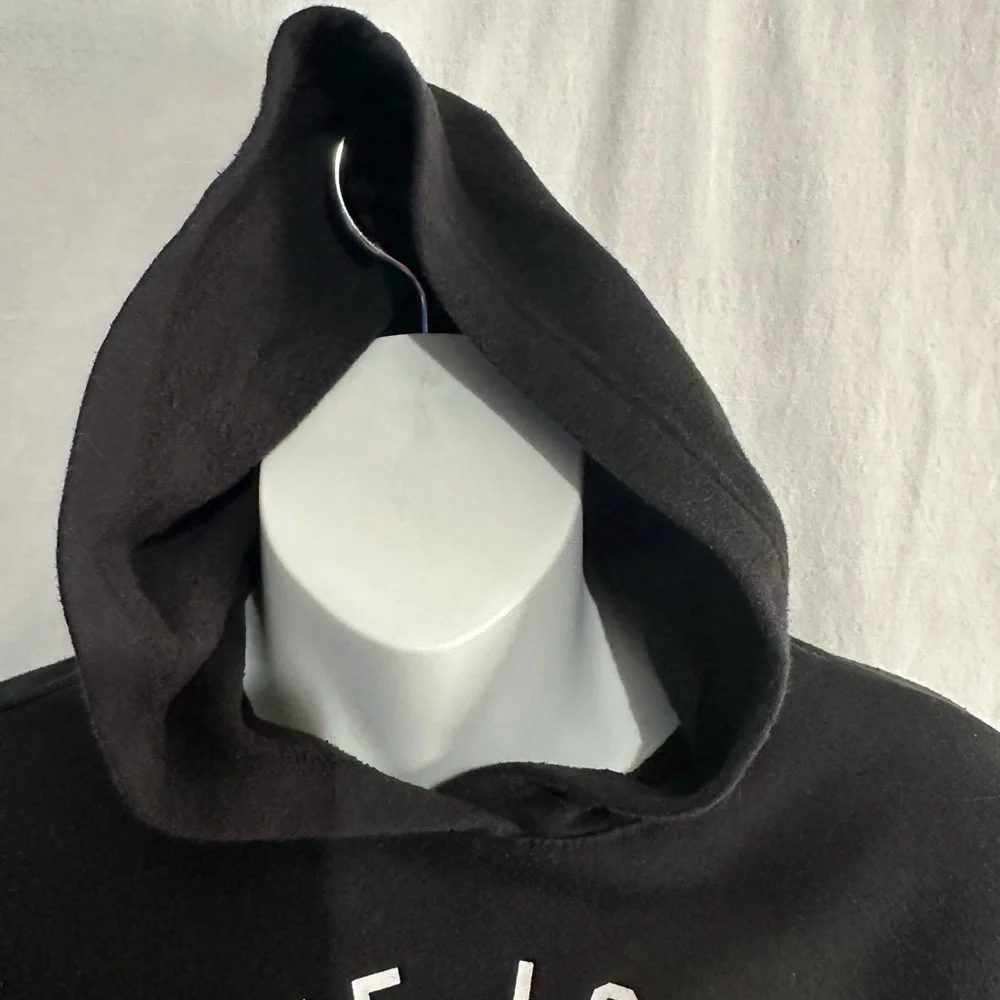 Justice “Live Love” Hoodie – Kids Medium – Black